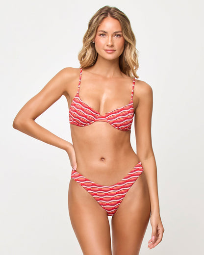 x The Salty Blonde Rocky Bikini Bottom - Tutti Frutti
