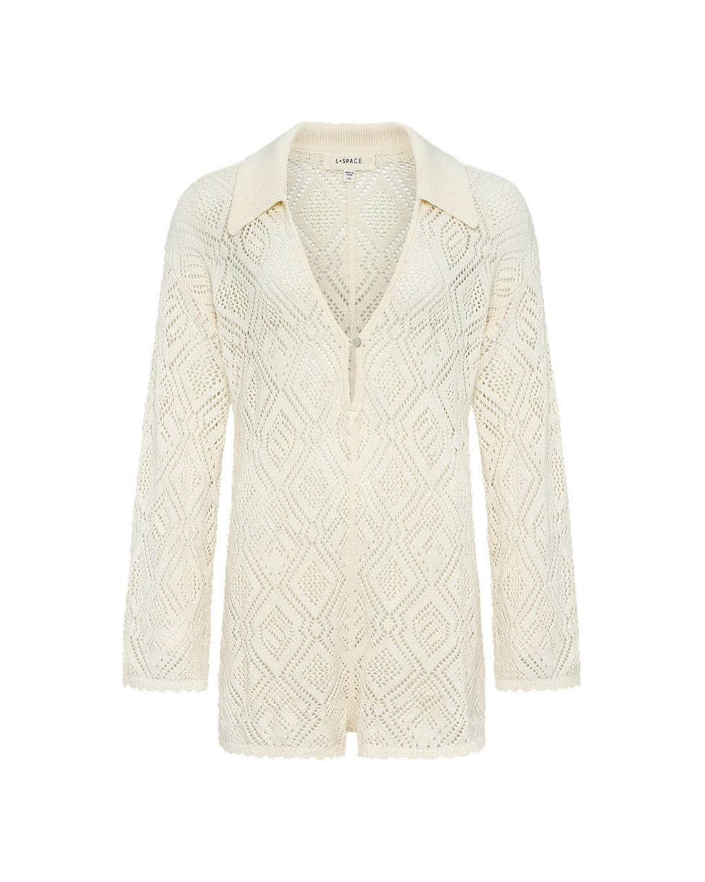x The Salty Blonde Golden Daze Romper - Cream