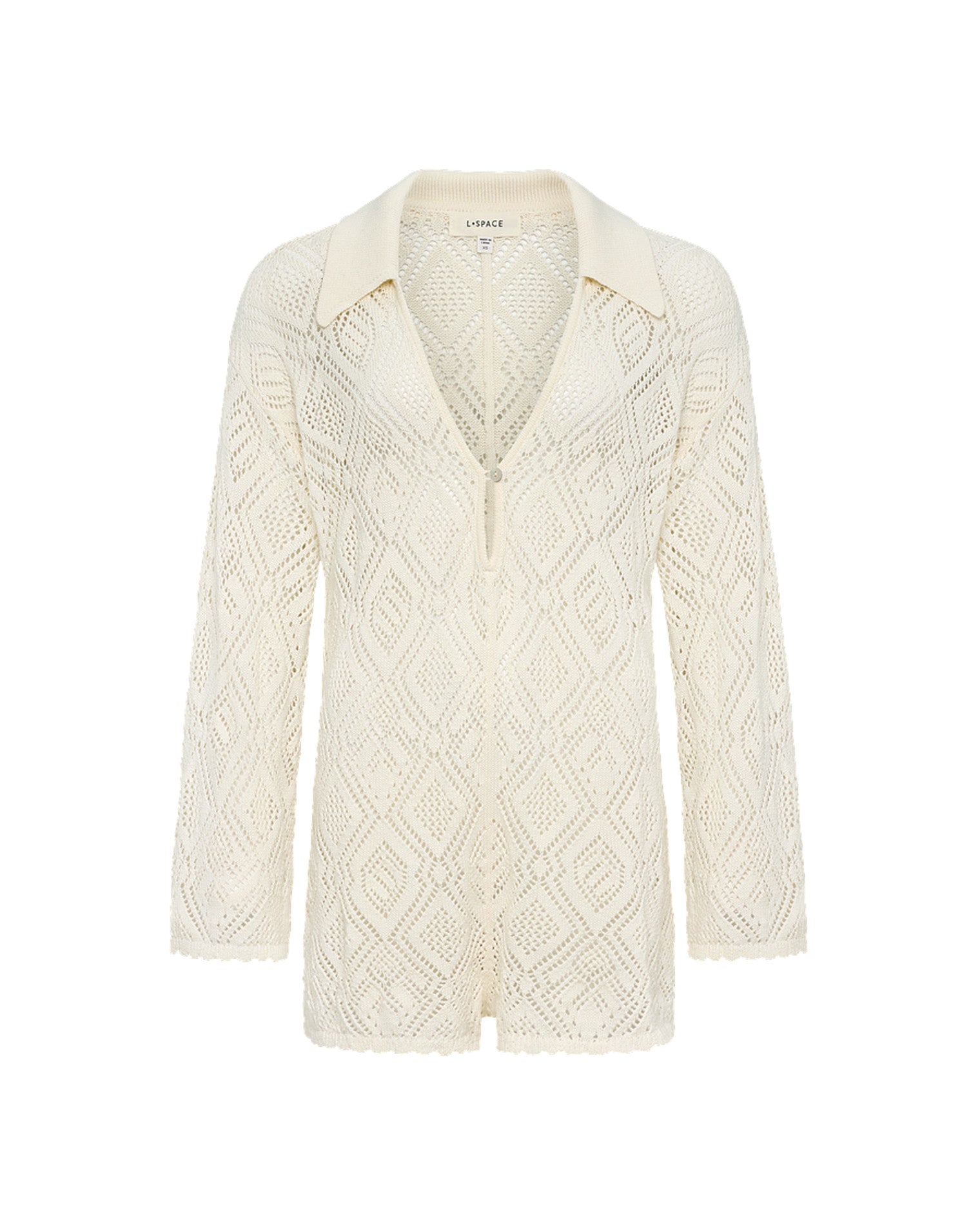 x The Salty Blonde Golden Daze Romper - Cream