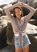 Willa Tie Front Sweater