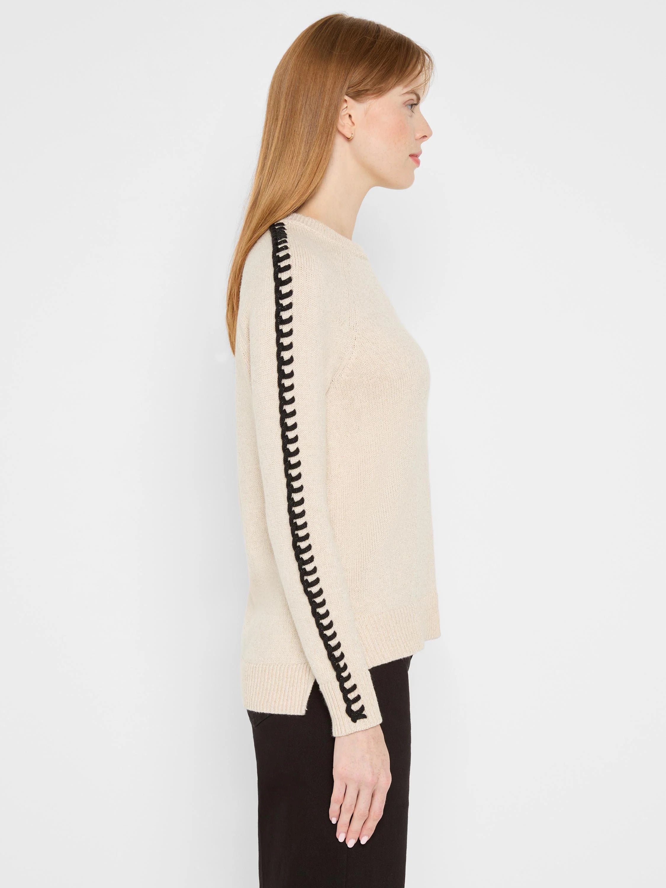 Dashing Down Metallic Sweater