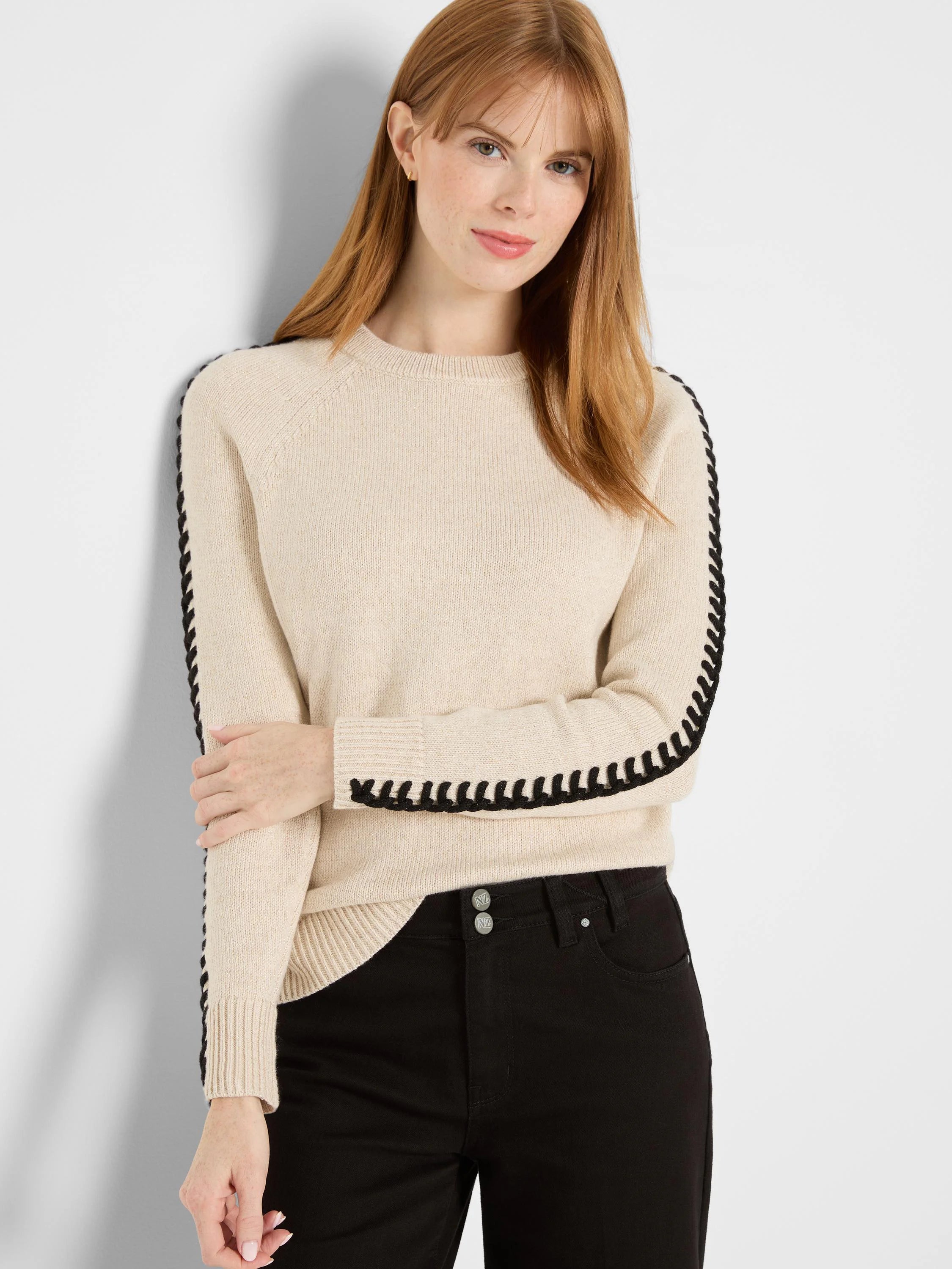 Dashing Down Metallic Sweater