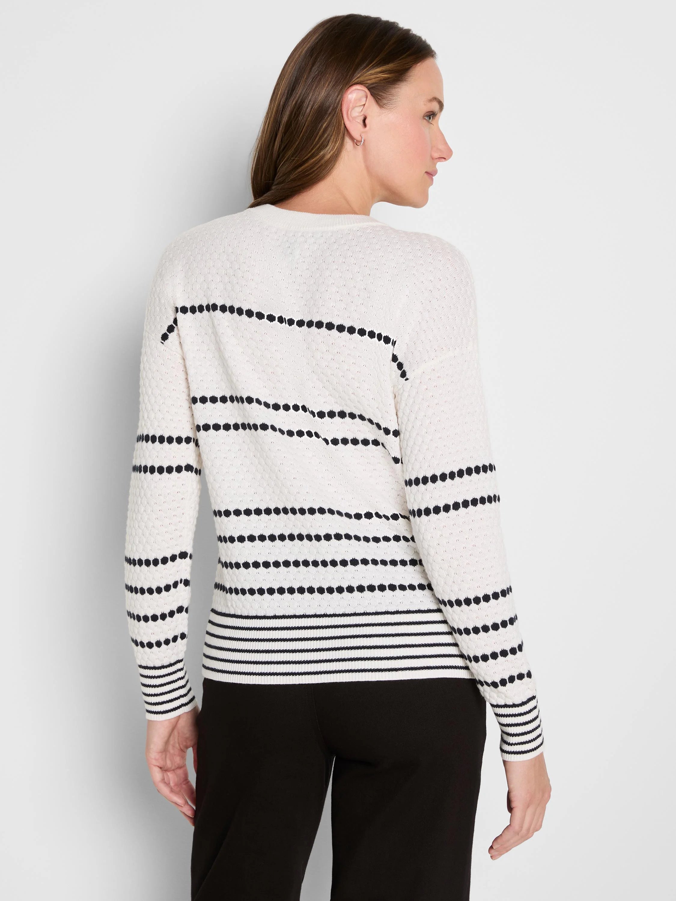 Circle Around Cotton Cashmere Sweater