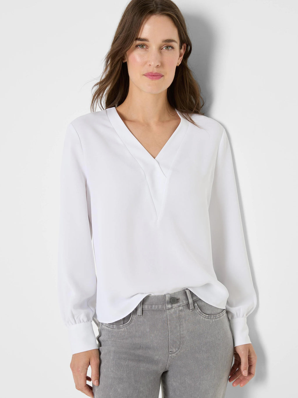 Downtown V-Neck Top