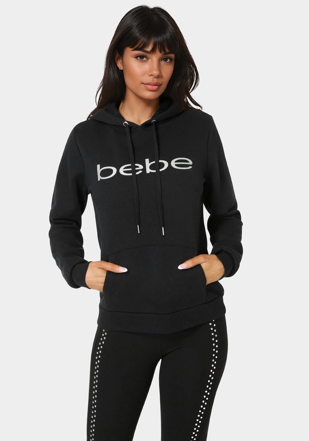 Glitter Logo Fleece Hoodie