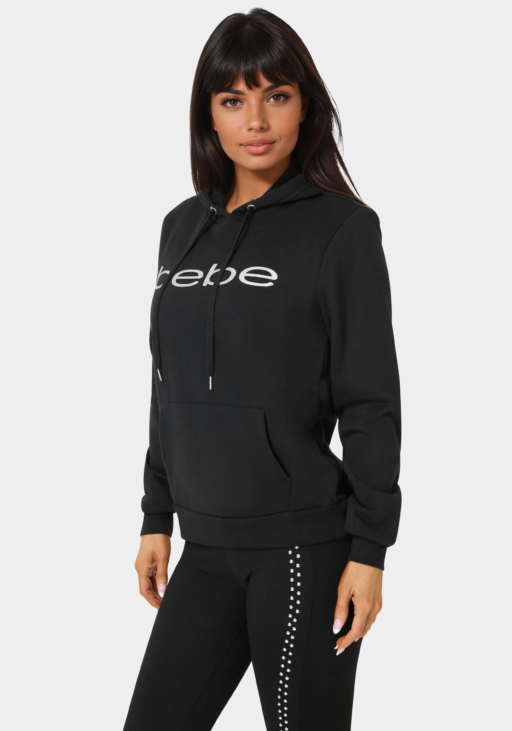 Glitter Logo Fleece Hoodie