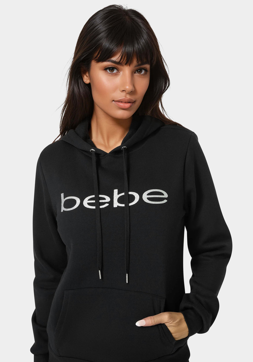 Glitter Logo Fleece Hoodie