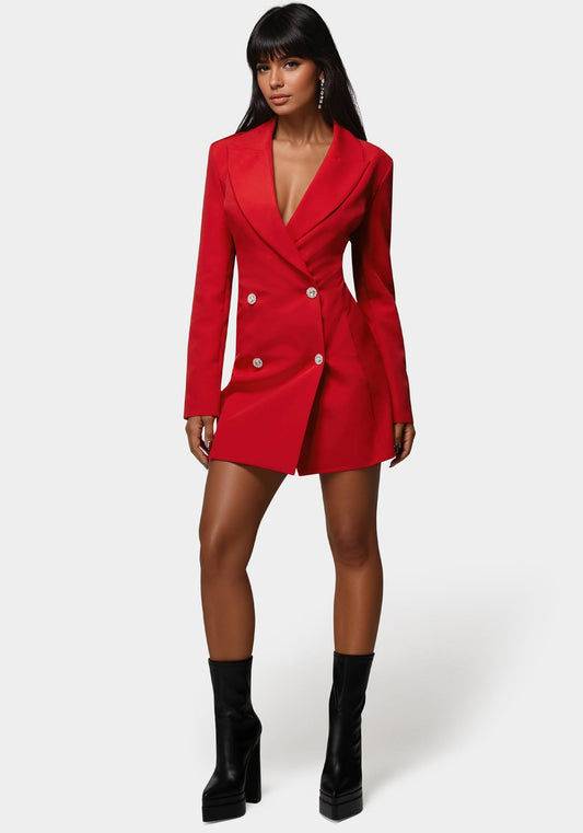 Bold Blazer Dress