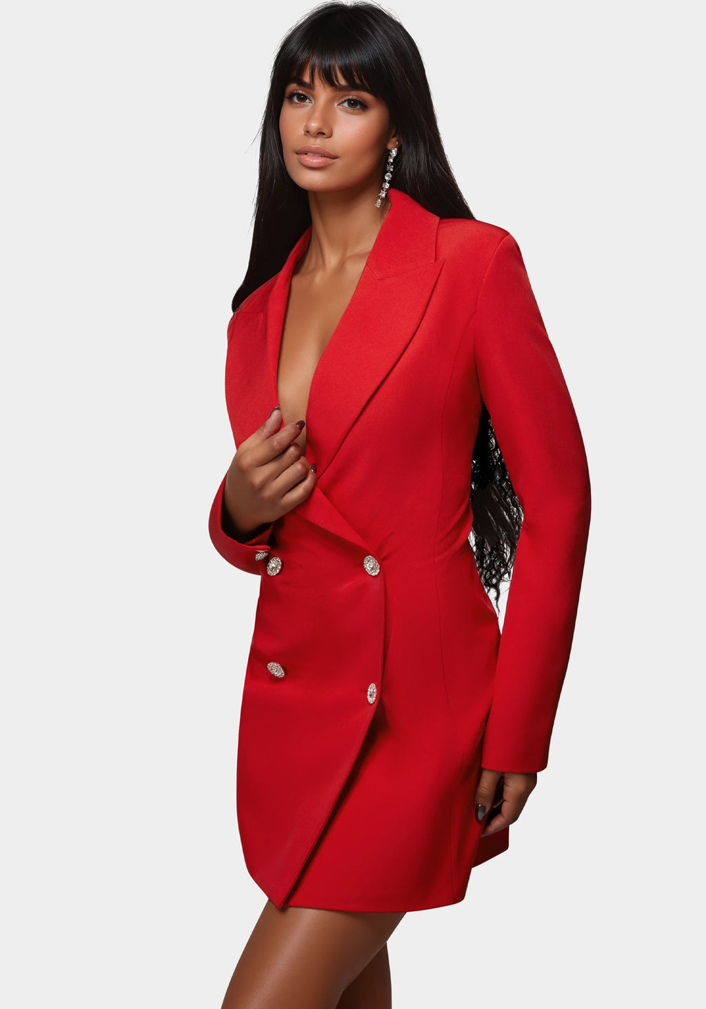 Bold Blazer Dress